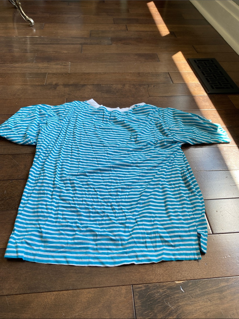 Kids Blue & White Stripe Tee